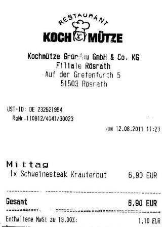 fdes Hffner Kochmtze Restaurant